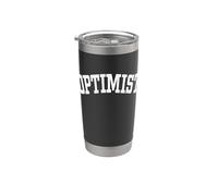 Optimist Optimism Positivity Mindset Attitude Emotions Bicchiere termico in acciaio inox doppia parete