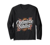 Optimistic Nihilist Umorismo di filosofia esistenziale |--- Maglia a Manica