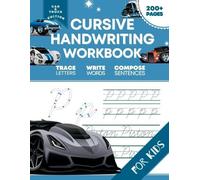Optimistic Pixel Cursive Handwriting Workbook for Kids (Tascabile)