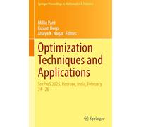 Optimization Techniques and Applications: SocProS 2025, Roorkee, India, February 24-26