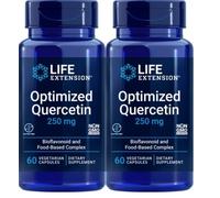 Optimized Quercetina 250mg, 2X60Caps Life Extension Camu / Quercet 500mg per 2