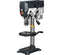 Optimum DQ 18 - Trapano da banco con trasmissione a cinghia trapezoidale, con piano di lavoro inclinabile e girevole, hub di 65 mm, attacco mandrino MK2