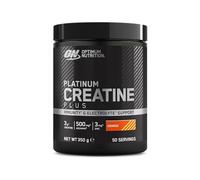 Optimum Nutrition Platinum Creatina Plus in Polvere, Gusto Arancia, 350g, 50 Porzioni