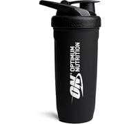 Optimum Nutrition Reforce Steel Smartshake - Shaker per proteine in acciaio inox per uso alimentare, senza BPA, con tappo a prova di perdite, facile da trasportare, per frullati proteici, 900 ml