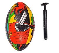 OPTIMUM Palloni da Rugby Cartoon: equilibrati e reattivi. Perfetto per i Bambini: Allenamento e Gioco, 2 Strati