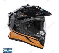 Optimus Dual Sport Casco Himalayan Per Royal Enfield Rider DOT Approvato