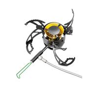 Fornello multicombustibile Optimus Polaris Optifuel, Fornello da esterno da 4200 W per benzina, gasolio, cherosene e gas, Include pompa, parabrezza e borsa per il trasporto per trekking e spedizioni
