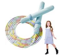 Optinum in ergonomia: il manico della nostra corda per saltare adotta un design ergonomico a colonna romana, conforme all'ingegneria del corpo umano. Fornisce una presa comoda e antiscivolo