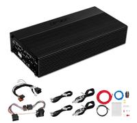 OPTION AIR-D4 - Amplificatore a 4 canali compatibile con BMW Serie 5 E34 (con sistema audio standard), kit amplificatore 100% Plug & Play, retrocompatibile, facile installazione, amplificatore