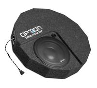 Option Kit subwoofer compatibile con VW Golf 7 (compatibile con sistema audio DynAudio di fabbrica) DRIVE10FLAT-BRP-D2 subwoofer ruota di scorta Plug & Play