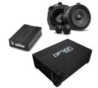 Option Sistema audio DSP V2 compatibile con Opel Astra L (dal 2022) con sistema audio standard - 100% Plug & Play con amplificatore DSP, subwoofer downfire e altoparlanti anteriori