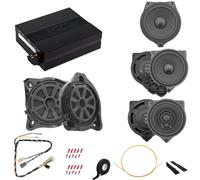 Option Sistema audio per Mercedes Classe C W205 (sistema audio standard, senza ASD), 100% Plug & Play, amplificatore DSP a 8 canali, altoparlanti anteriori e posteriori, altoparlante centrale