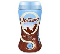 Options - Barattolo per cioccolato caldo bianco da 220 g, confezione da 6