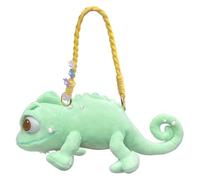 OptiPlay Borsa in Peluche Pascal, Borsa a Tracolla Piccola Pascal Cartone Animato, Bag in Peluche Camaleonte per Donna, per Appuntamenti, Acquisti, Regali per Feste Cosplay