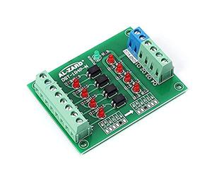 Optoaccoppiatore modulo isolante, 12 V a 3,3 V 4 canali, modulo di isolamento Optoaccoppiatore PLC, livello di segnale
