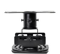 SUPPORTO DA SOFFITTO COLORE NERO 13 CM - 15 KG