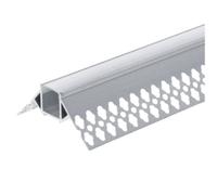 Optonica 5165 Profilo Alluminio Integrato per Striscia LED 2m Corpo grigio