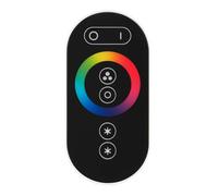 Optonica 6314 Telecomando Mini Touch wireless per controllo RGB strisce LED interno - Colore: Nero, CONFEZIONE: 1 pz.