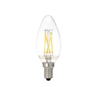 Optonica Lampadine LED a Filamento C35 E14 4W Alta Efficienza e Lunga Durata - Temperatura colore Lampada: 2700K Bianco Caldo, CONFEZIONE: 1 pz.