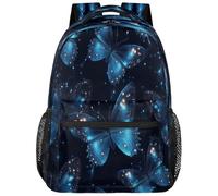 Opuasis Zaino per bambini per ragazzi e ragazze Fantasia Buttefly Pattern | Zaino per libri scolastici per bambini, per la scuola elementare, materiale per il ritorno a scuola
