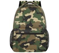 Opuasis Zaino per bambini per ragazzi e ragazze Forest Miltary Camo | Zaino per libri scolastici per bambini, per la scuola elementare, materiale per il ritorno a scuola