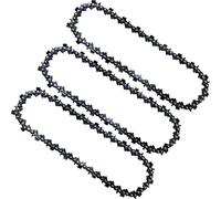 Opuladuo Catena di ricambio per motosega BLACK+DECKER Alligator LLP120, LLP120B, LP1000, NLP1800, CMCCSL621D1, 3 pezzi, 15,2 cm