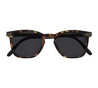 OPULIZE Bex Grande Uomo Stile Designer Tartaruga Marrone Opaco Nero Braccia Lettori Sole UV400 S64-2 +0,00
