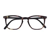 OPULIZE Bex Uomo Occhiali Da Lettura Grande Stile Designer Tartaruga Marrone Opaco R64-2 +1,50
