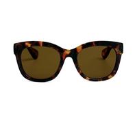 OPULIZE BIG Occhiali da sole donna e uomo - Lenti polarizzate con protezione UV400 - Antiriflesso e Antibagliore - Lenti Marroni - Oversize e Rotondo - Tartaruga Marrone, 1 Pack - Tartaruga Marrone