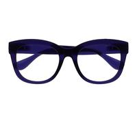 OPULIZE BIG Occhiali luce blu donna e uomo - Occhiali per computer Antiriflesso e Antibagliore - Protezione UV - Oversize e Rotondo - Blu Indaco - +0.00