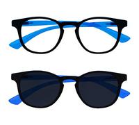 OPULIZE Bop opulize-occhiali-che-bloccano-la-luce-blu- Unisex - Bambini e ragazzi (Pacco da 2)