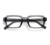 OPULIZE EDG Occhiali da lettura uomo e donna, Anti Luce Blu con Lenti Antiriflesso Antibagliore, Protezione UV, Rettangolare, Cerniere a Molla, Grigio +3,50