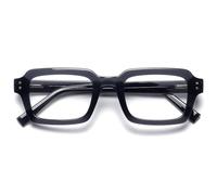 OPULIZE EDG Occhiali da lettura uomo e donna, Anti Luce Blu con Lenti Antiriflesso Antibagliore, Protezione UV, Rettangolare, Cerniere a Molla, Nero +2,50