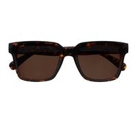 OPULIZE ERA Occhiali da sole donna e uomo - Confezione da 1 - Lenti Polarizzate UV400 Antiriflesso e Antibagliore - Oversize e Rettangolare - Cerniere a molla - Marrone - Lenti Marroni
