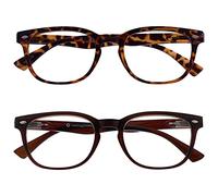 OPULIZE Marrone Tartaruga E Marrone Occhiali Da Lettura Valore 2 Pacco Stile Designer Uomo Donna Uvr2Pk014_015 +3,00-70 Gr