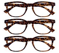 OPULIZE Marrone Tartaruga Occhiali Da Lettura Valore 3 Pacco Stile Designer Uomo Donna Uvr3Pk014 +2,00-88 Gr