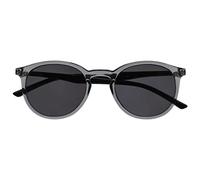 OPULIZE Met 2 Pacco Grande Uomo Donna Frontale Grigio Chiaro Bracci Neri Sole UV400 S60 +0,00