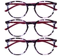 OPULIZE Met 3 Pacco Blocco Luce Blu Occhiali Computer Gioco Porpora Rosso Ciliegia Uomo Donna BBB60-5 +0,00
