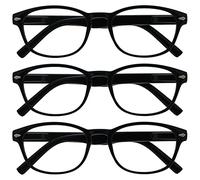 OPULIZE Nero Lettori Valore 3 Pacco Donna Uomo Rrr76-111 +3,50-88 Gr