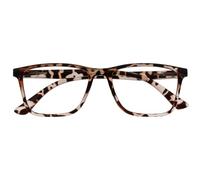 OPULIZE NYX Occhiali luce blu donna e uomo - Occhiali da lettura Antibagliore - Occhiali per computer - Protezione UV - Rettangolare - Tartaruga marrone - + 1.50