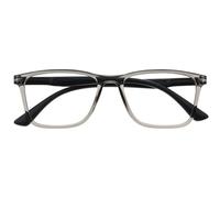 OPULIZE NYX Occhiali luce blu donna e uomo - Occhiali per computer Antibagliore Protezione UV - Rettangolare - Grigio
