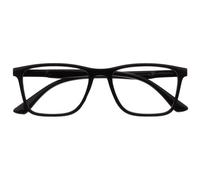 OPULIZE NYX Occhiali luce blu donna e uomo - Occhiali per computer Antibagliore Protezione UV - Rettangolare - Nero