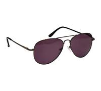 OPULIZE Occhiali Da Lettura Pistola Grigio Metallololizzato Lettori Sole Telaio Metallololo UV400 Uomo Donna S8-7 +2,50