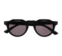 OPULIZE RIO - Occhiali da Sole - Montatura Bordo Superiore Piatto - Protezione UV400 - Nero - Uomo Donna - Cerniere a Molla - S53-1