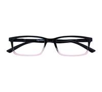 OPULIZE See - Occhiali da Lettura Filtro Luce Blu Montatura Stretta Cerniere a Molla Migliorano il Sonno Gaming Computer Anti Riflesso Rosa al Nero Uomo Donna B9-4+1.50