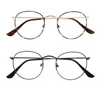 OPULIZE sol Occhiali da Lettura, Marrone tartarugato/Grigio Canna di Fucile, +3.00 Unisex-Adulto