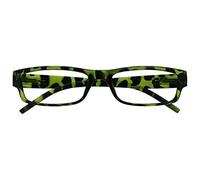 OPULIZE The Reading Glasses Company Ace Reading Glasses, Verde Tartaruga, 2,50 Diottrie Unisex