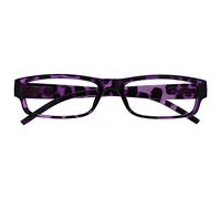 OPULIZE The Reading Glasses Company Ace Reading Glasses, Viola Tartaruga, 2,50 Diottrie Unisex