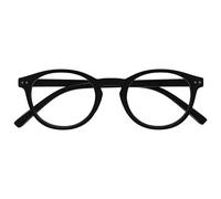 OPULIZE Zen Occhiali Da Lettura Liscio Nero Opaco Piccolo Uomo Donna Cerniere Molla R24-1 +2,50