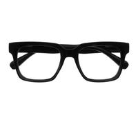 OPULIZERA Occhiali luce blu donna e uomo - Occhiali da lettura Antiriflesso e Antibagliore - Occhiali per computer - Protezione UV - Oversize e Rettangolare - Nero - +3.00